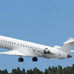 Cityjet CRJ900 all white