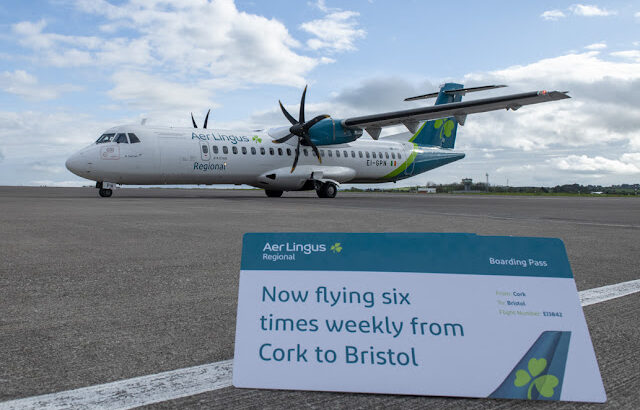 Bristol & Cork Airports welcome new Aer Lingus Regional route