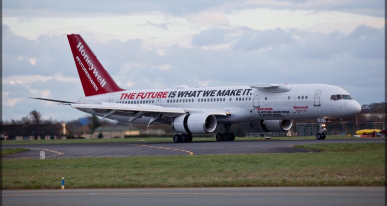 Honeywell’s Legendary Boeing 757 Test Aircraft visits Dublin