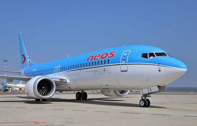 Neos Boeing 737-8 MAX delivered through Shannon