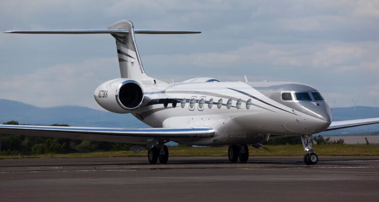 First Ever Gulfstream G700 visits Ireland touches down Cork Airport