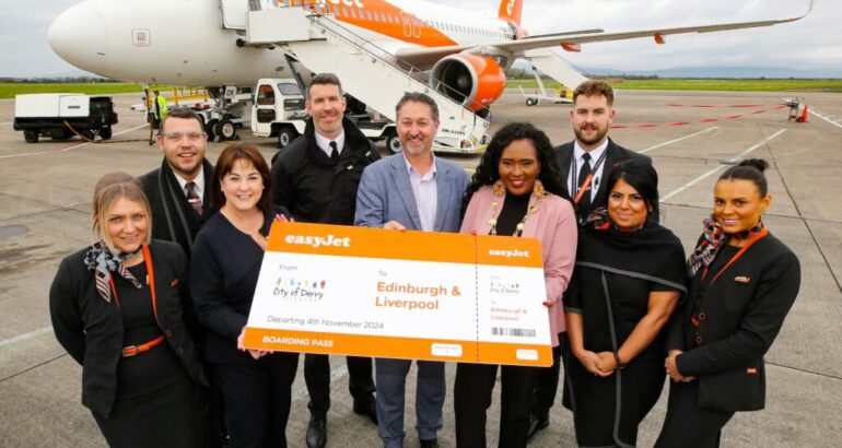 easyJet launches first flights from City of Derry Airport