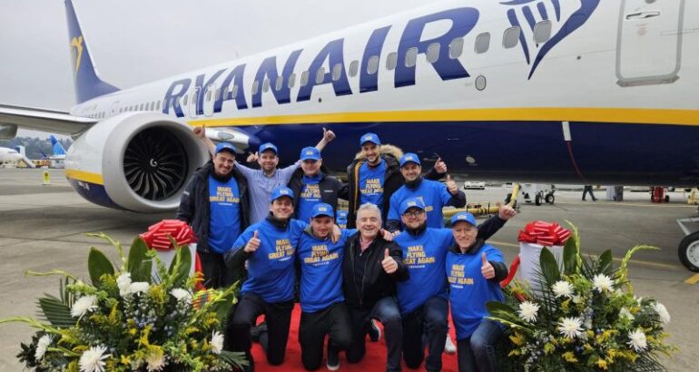 Ryanair’s 737 MAX Fleet Grows to 173 with Latest Delivery