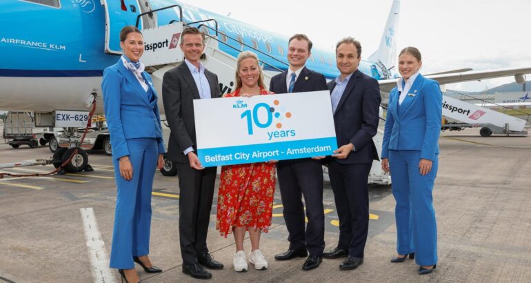 A Decade of Connectivity: Belfast City Airport and KLM Mark Partnership