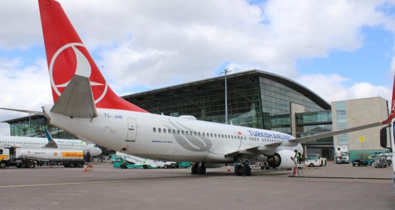 Cork Airport Welcomes Turkish Airlines Boeing 737-800 Charter